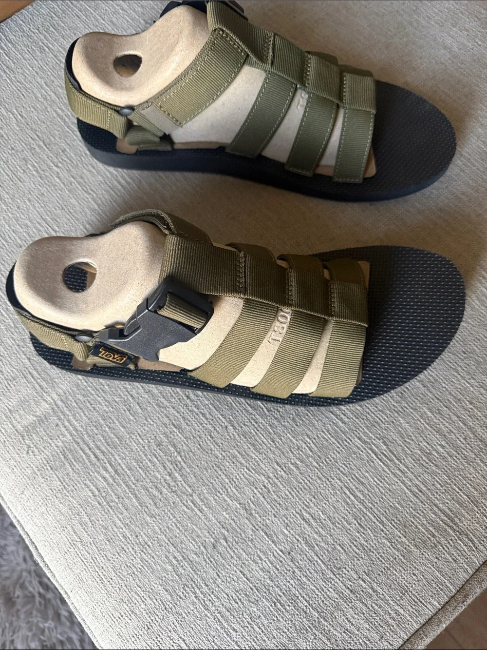 Mens Olive Green Dorado Sport Sandals